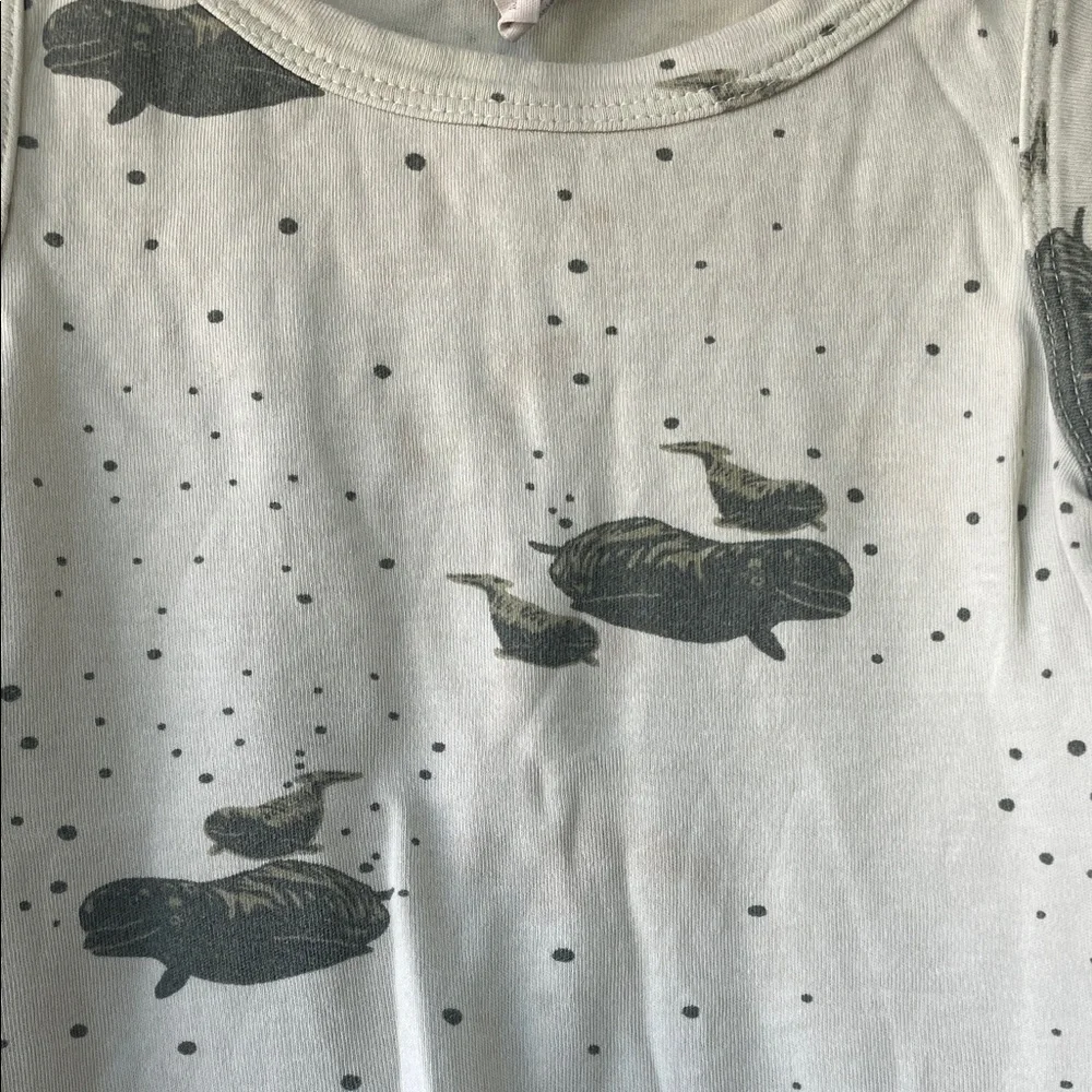 Kate Quinn Kids Pajama Set - Beluga Whale Design - Picture 3 of 4